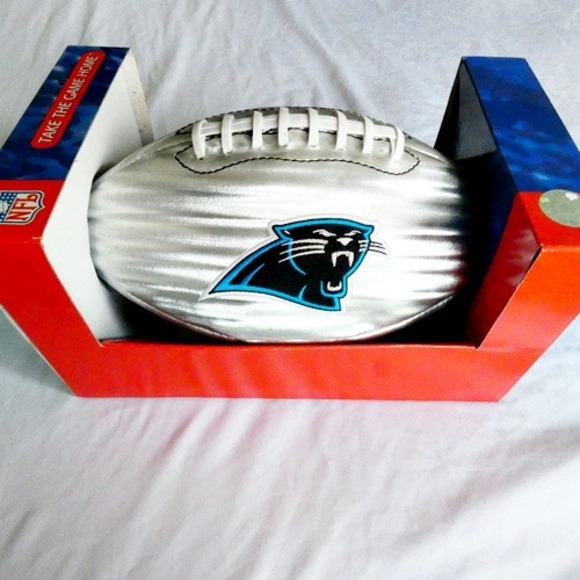 NFL Other - Carolina Panthers Limited Edition NFL Football Take The Game Home NEW Silver